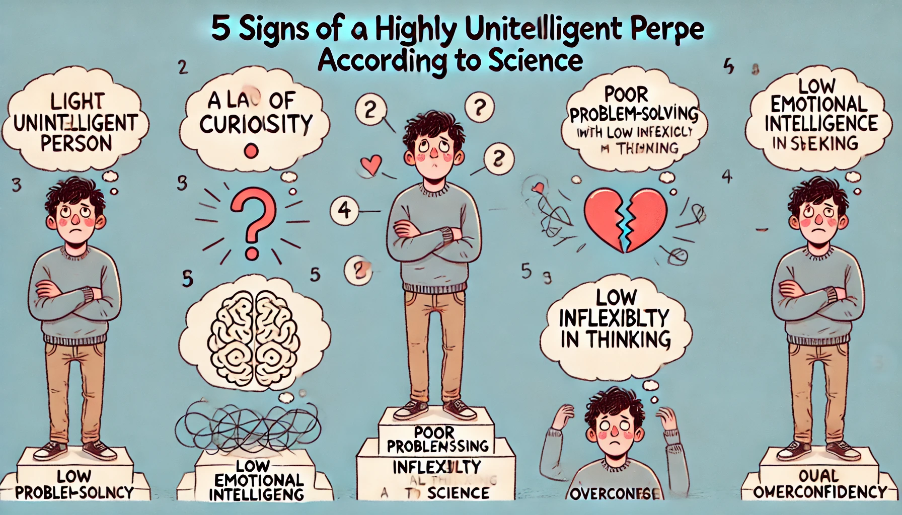 5 Signs of a Highly Unintelligent Person According to American Science