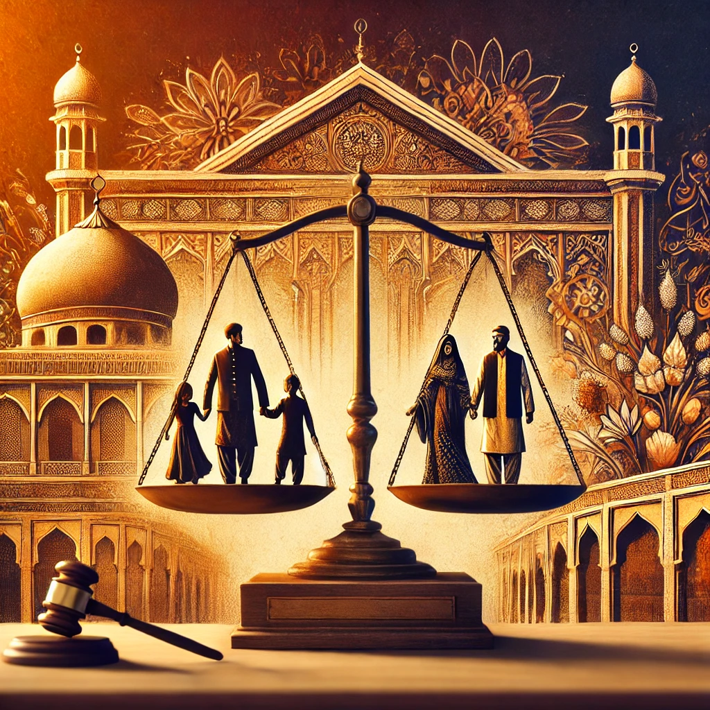 the essence of the Family Laws Ordinance, 1961, in Pakistan, reflecting justice, tradition, and harmony.