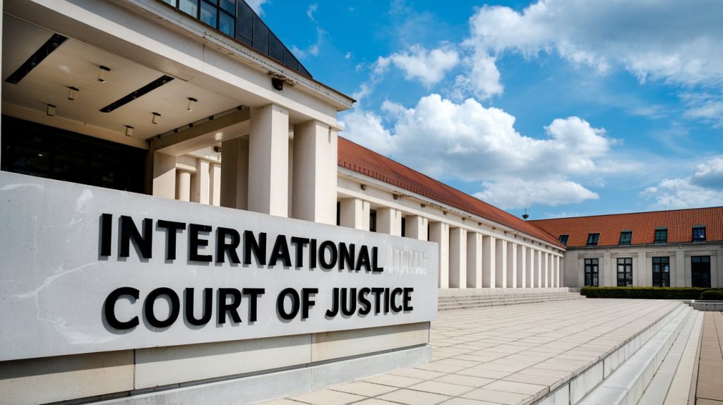 What is the purpose of the International Court of Justice?