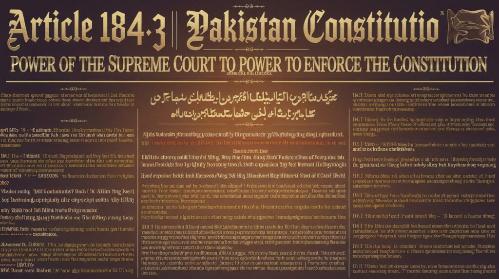 The text of Article 184 (3) stipulates that for the Court to have original jurisdiction on an issue, it first needs to be of public importance.